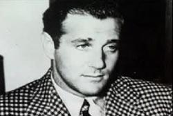 Bugsy Siegel in a checkered suit