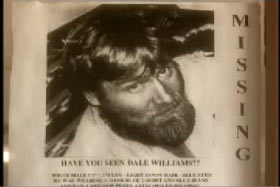 A missing poster for Dale Williams.