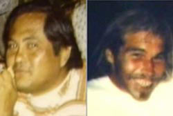 Two Hawaiian men, Benjamin Kalama and Patrick Woesner, both have short dark hair.