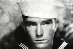 James Edward Johnston in sailor uniform