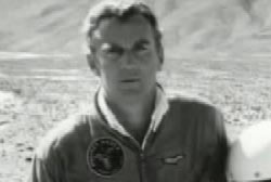 Jim Woodman in a bomber jacket