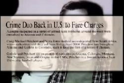 News Article titled 'Crime Duo Back in U.S. to Face Charges