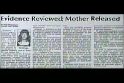 News Article titled 'Evidence Reviewed; Mother Released