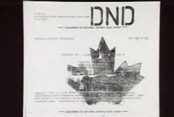 Canadian government documents about the UFO