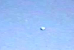 Frame from home video footage of an unidentified flying object flying over mexico