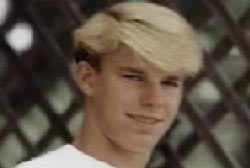 Smiling Chad Maurer with blond hair