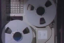 Gray tape recording machine