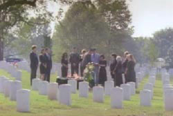 The burial ceremony of Billy Ray Hargrove