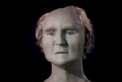 3-D reconstruction of the person found in the box