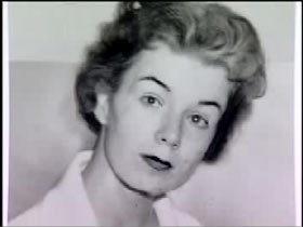 Sharon Kinne as a young woman
